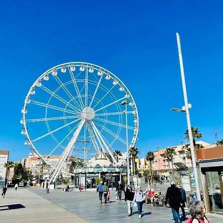 Cap D'agde Maisonnette Terrasse Clim Plage דירה אגדה