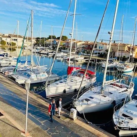 Cap D'agde Maisonnette Terrasse Clim Plage אגדה